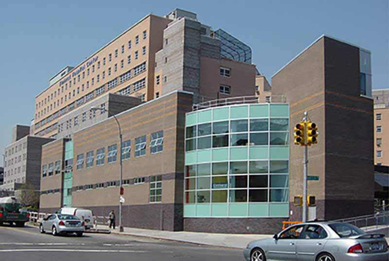 Elmhurst Hospital - manufactured and installed storefront, windows and doors in Queens New York